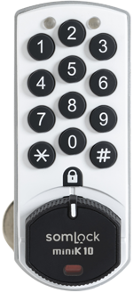 minik10m standart beyaz şifreli kilit