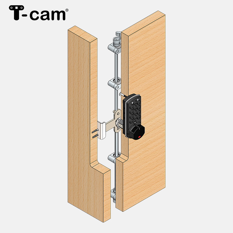 T-Cam metal dolaplar için şifreli dolap kilidi çözümü